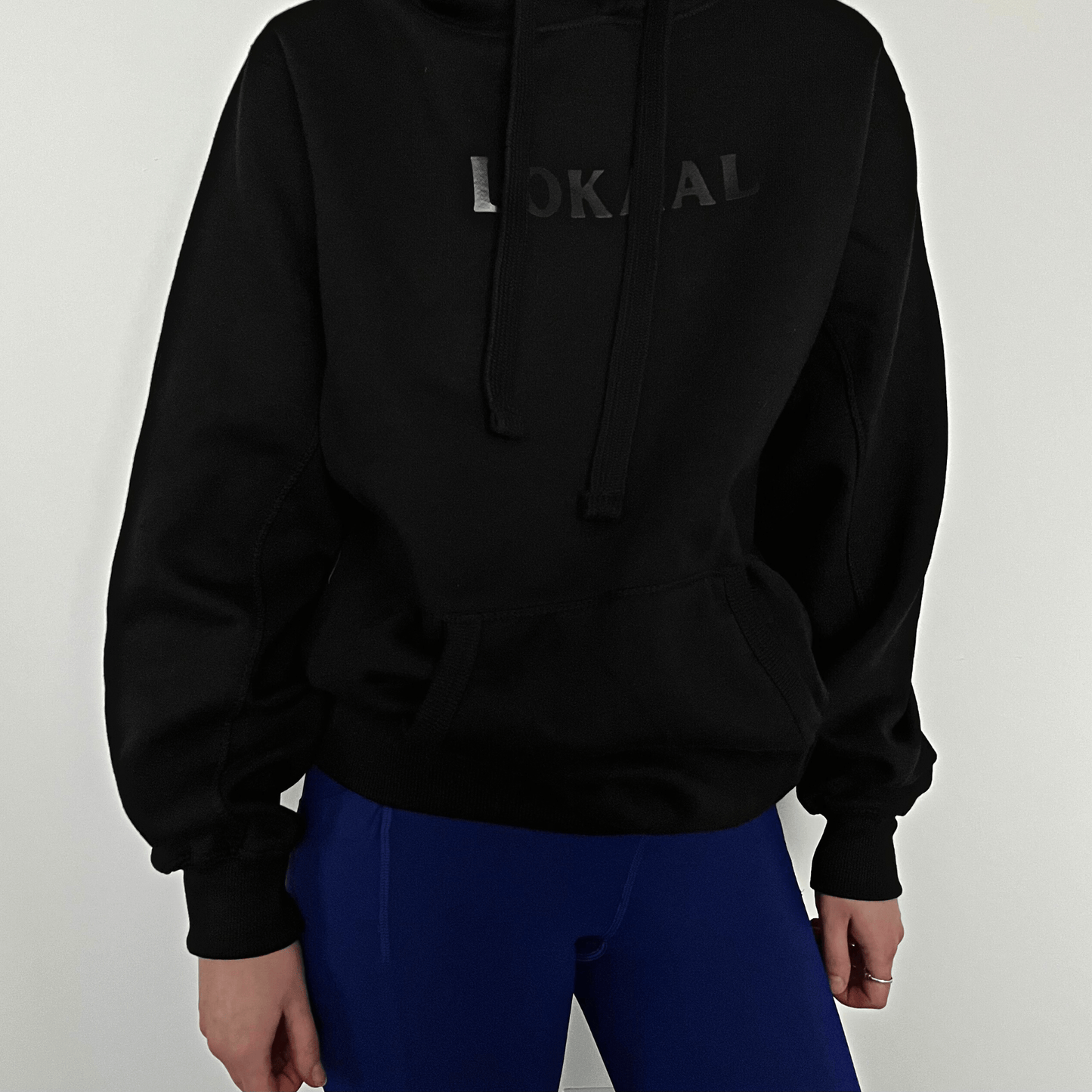 Lokaal unisex heavyweight hoodie, black, sweater, comfy, fitted, casual, business casual, hoodie